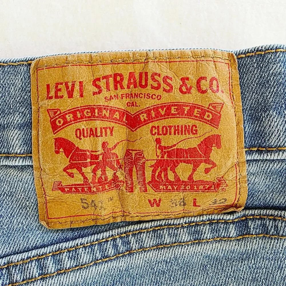 Levi's 541 Jeans 36x32 Light Wash Mens Comfort All Seasons Tech Athletic Taper